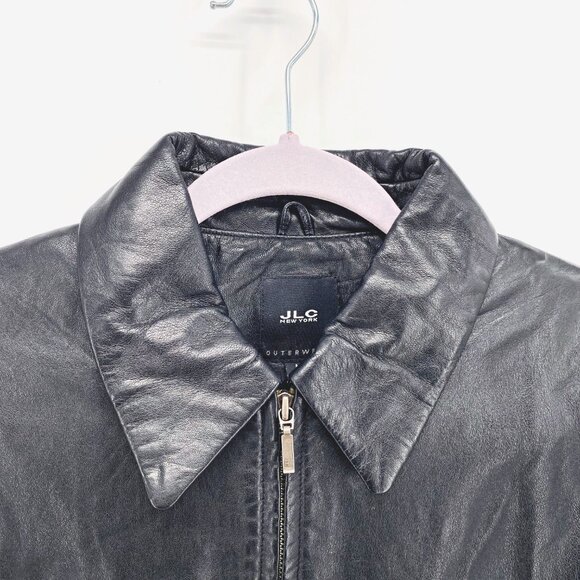 JLC New York Fitted 100% Leather Jacket - Picture 2 of 9